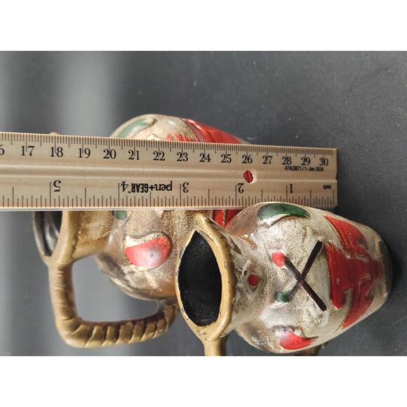 Trio of Native American Southwestern Thunderbird Pitchers Kitsch Made in Japan - Picture 8 of 11